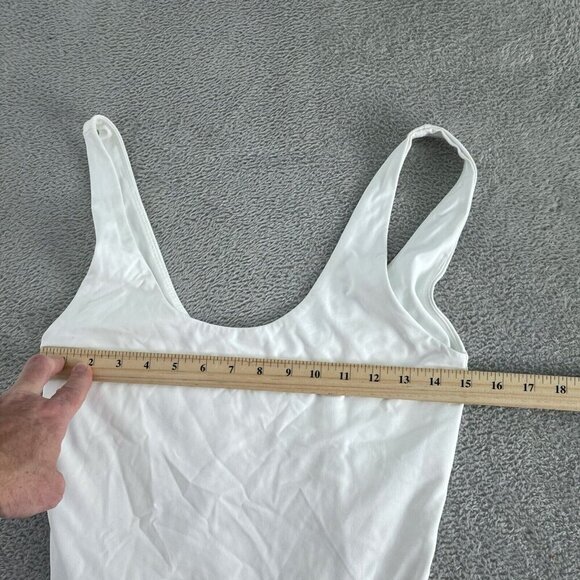 Babaton Womens White Portfolio Contour Bodysuit L NWT 5263 - Picture 6 of 8